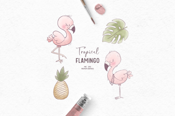 Download Hand-drawn Flamingo Clipart for Kids - Clipart for kids Collection