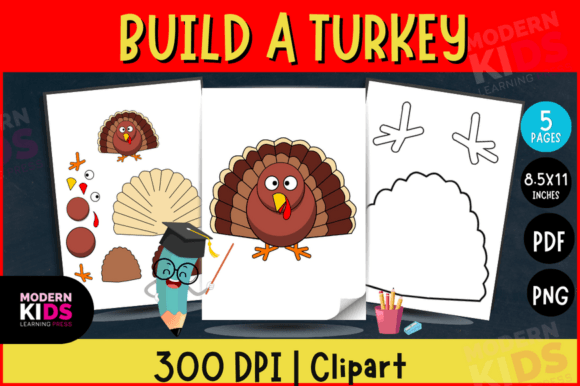Download Build a Turkey Clipart for Kids - Clipart for kids Collection