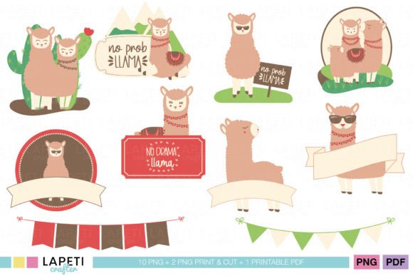 Download Llama Party Clipart for Kids - Premium Resources