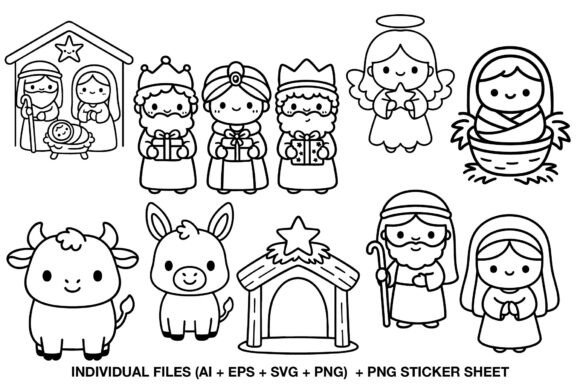 Download Christmas Bible Story Clipart for Kids - Clipart for kids Collection