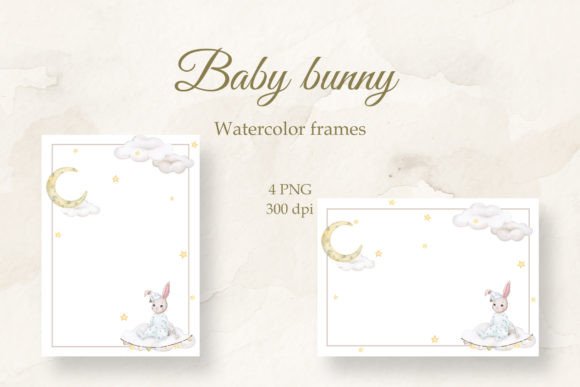 Download Cute Bunny. Frame for Baby. PNG. - Cute bunny Collection